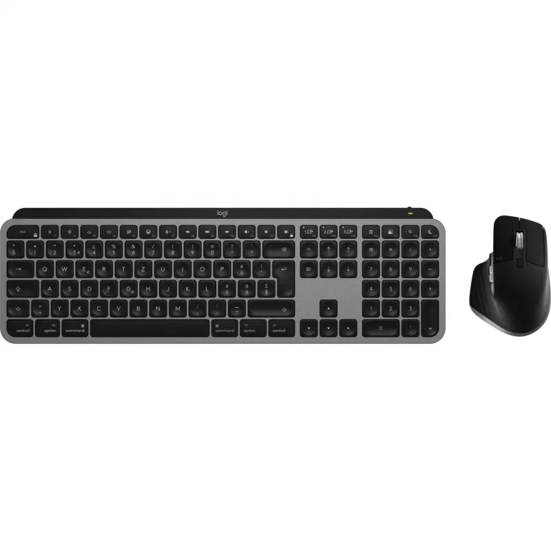 Logitech MX Keys S Combo for Mac - Space Grey - sveitsiläinen näppäimistöasettelu