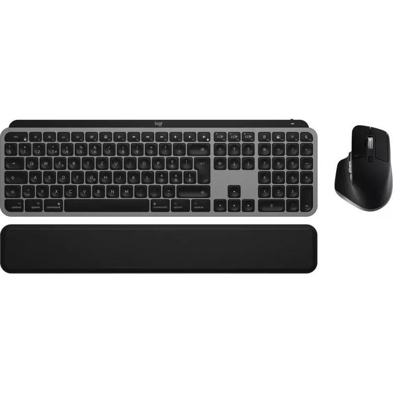 Logitech MX Keys S Combo for Mac - Space Grey - sveitsiläinen näppäimistöasettelu