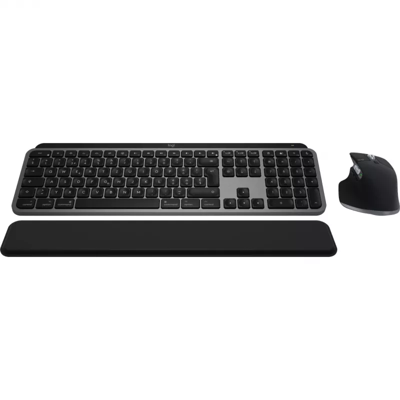Logitech MX Keys S Combo for Mac - Space Grey - sveitsiläinen näppäimistöasettelu