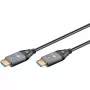 Goobay 76274 aktiivinen optinen HDMI-kaapeli (AOC) 8K/60Hz 48 Gbit/s 10 m musta/harmaa