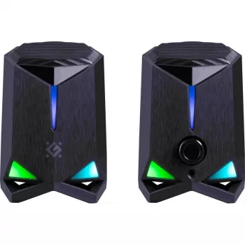 Defender Rocket 2.0 PC-kaiuttimet 6W LED USB musta