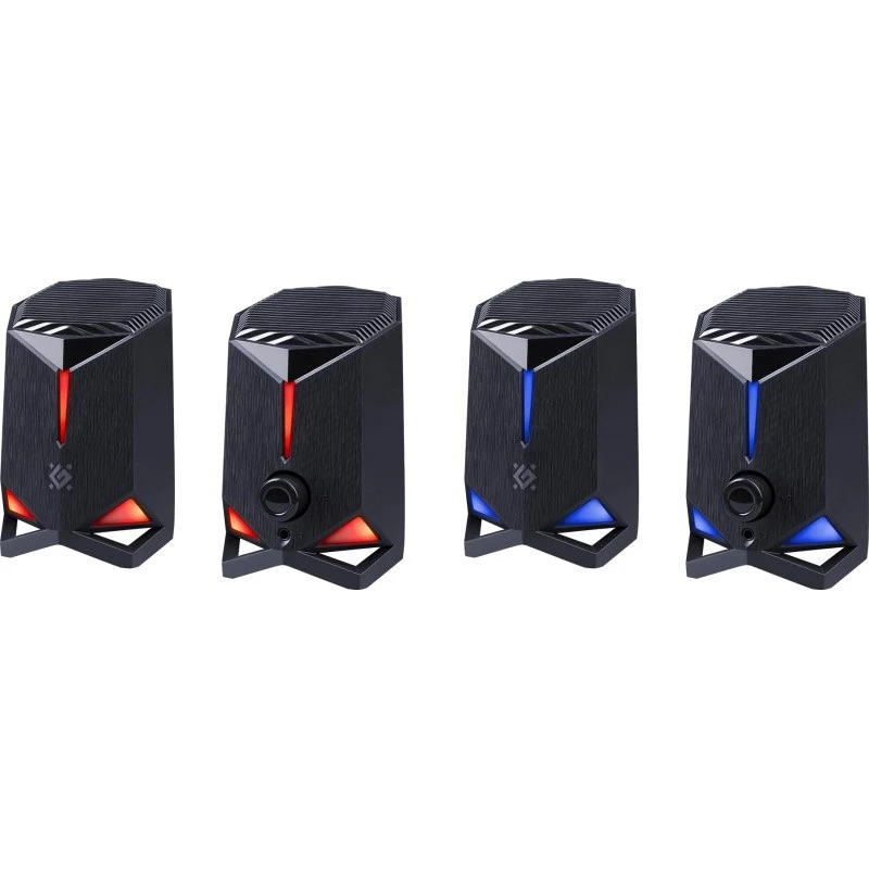 Defender Rocket 2.0 PC-kaiuttimet 6W LED USB musta
