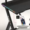 HUZARO Hero 1.9 RGB musta pelipöytä