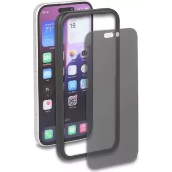 Delock Privacy -näytönsuojakalvo iPhone 16 -puhelimeen, karkaistu lasi, 2-suuntainen Anti-Spy, asennusapuvälineellä (81654)