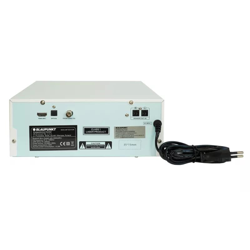 Blaupunkt MS30.2BT Edition mikrojärjestelmä Bluetoothilla, CD, USB, HDMI ARC, FM-radio, 2x25W RMS, musta
