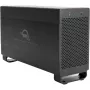 OWC Mercury Elite Pro Dual - ulkoinen RAID-kotelo - 2 paikkaa - 2,5/3,5 tuumaa - SATA I/II/III - USB 3.1 Gen 1 & eSATA - alumiini - musta