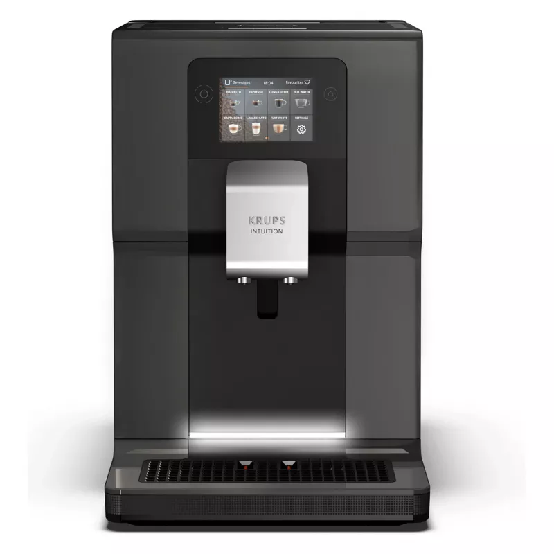 KRUPS Intuition Preference EA872B10 täysautomaattinen kahvinkeitin cappuccino-valmistajalla, 15 bar, musta