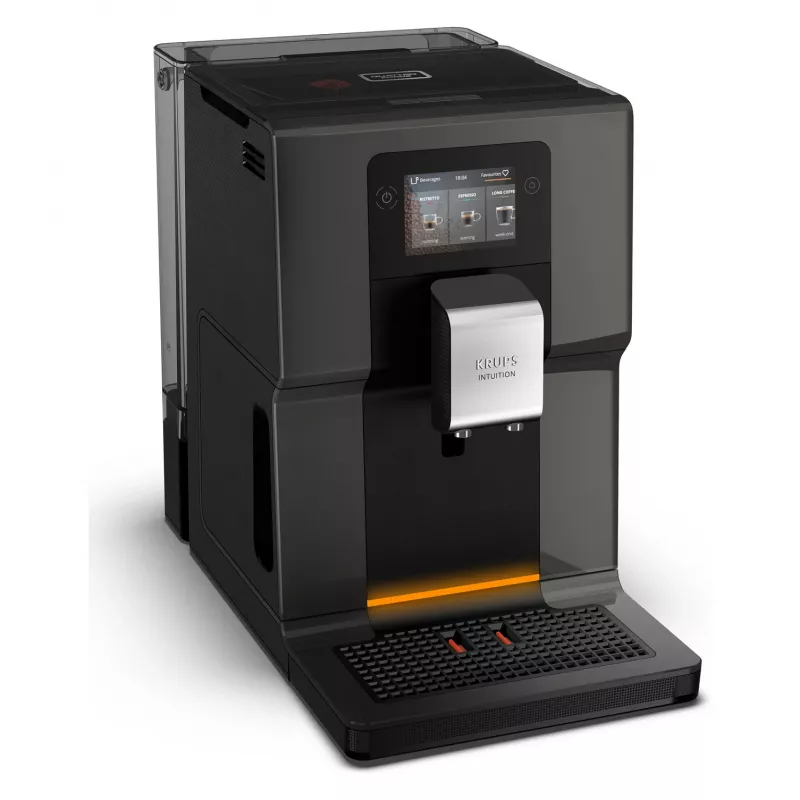 KRUPS Intuition Preference EA872B10 täysautomaattinen kahvinkeitin cappuccino-valmistajalla, 15 bar, musta