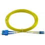 BlueOptics duplex kuitu-patchkaapeli LC-UPC/SC-UPC singlemode 15 metriä