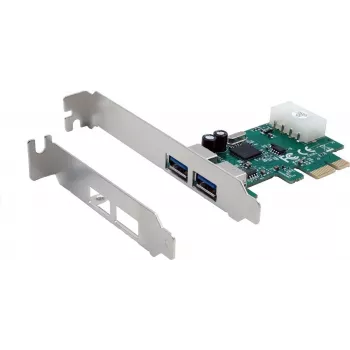 EXSYS EX-11042 PCIe USB 3.2 Gen 1 -kortti 2 portilla NEC-piirisarja