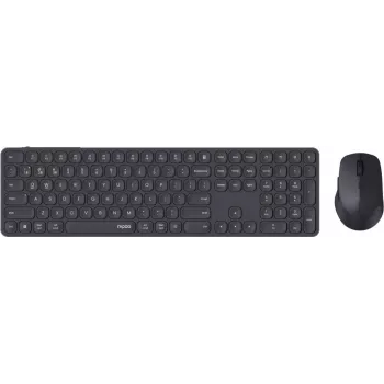 Rapoo E9810M langaton monitila-työpöytäsarja, QWERTZ, tummanharmaa