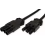 Bachmann spiraalijohto H05VV-F 3G1,5mm² 0,3m musta ISV