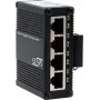 EXSYS EX-62021PoE-P 5-porttinen teollisuus Gigabit Micro -kytkin PoE-Pass-Through, Unmanaged