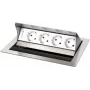 Kindermann CablePort Standard² 4-kertainen asennuslevy - musta (250x190mm)