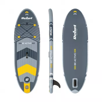 REBEL ACTIVE Small täytettävä SUP-lauta harmaa RBA-4511