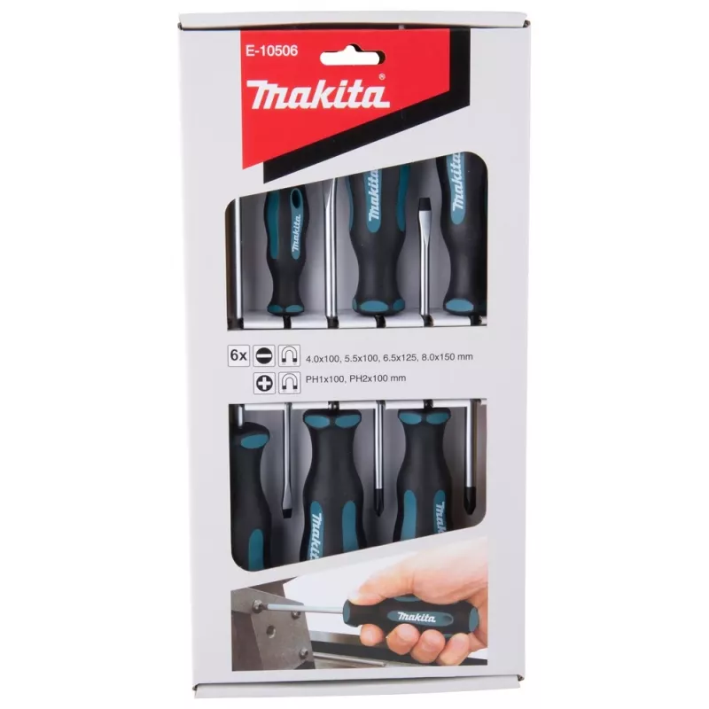 Makita E-10506 ruuvimeisselisarja, 6 kpl