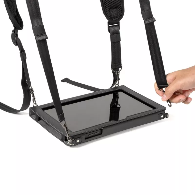 Ulefone Armor Pad 4 Holster Pro jykevä kotelo käsilenkillä, olkahihnalla ja jalustalla - musta