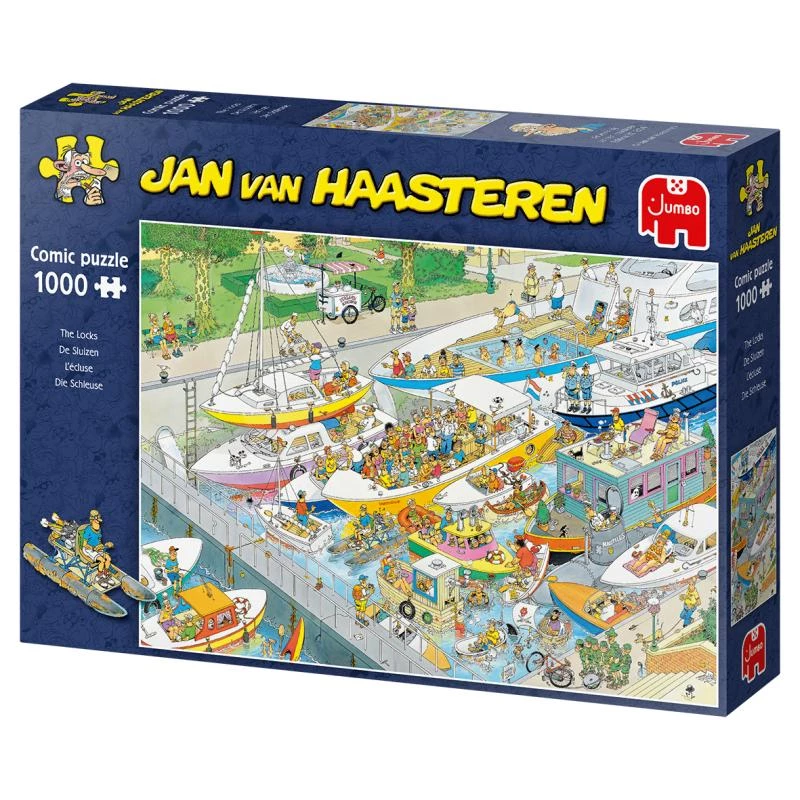 JUMBO SPIELE Jan van Haasteren The Locks 1000-osainen palapeli