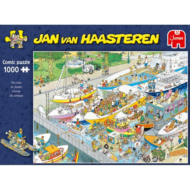 JUMBO SPIELE Jan van Haasteren The Locks 1000-osainen palapeli