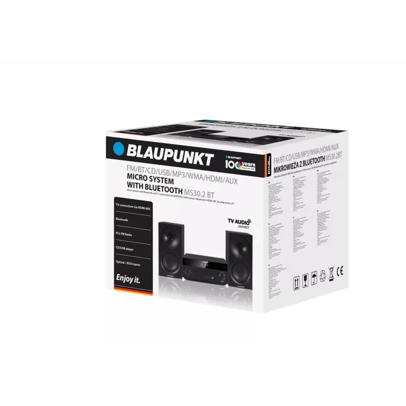 Blaupunkt MS30.2BT Bluetooth-mikrofoni musta