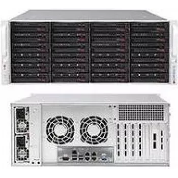 Supermicro SuperChassis 846BE1C-R1K23B 4U rack-asennuspalvelinkotelo - 24x 3,5