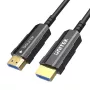 UNITEK HDMI 2.0 AOC 4K 60Hz 12m aktiivinen optinen kaapeli - musta