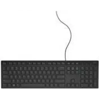 Dell KB216 johdollinen USB-näppäimistö - tanskalainen QWERTY-asettelu - musta