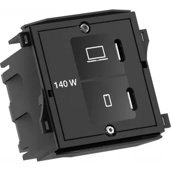 Bachmann Custom Module USB C/C/C laturi 180W virtalähteellä