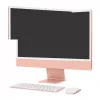 Apple iMac 24 tuuman 4.5K Retina Display M4 Chip 8-Core CPU 8-Core GPU 16-Core Neural Engine 16GB RAM 256GB SSD Standard Glass Magic Keyboard Deutsch QWERTZ Magic Mouse oranssi