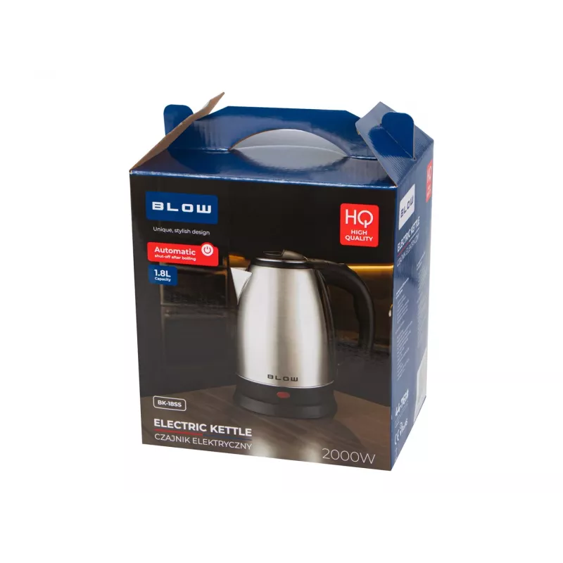 BLOW Silver Kettle 2000W BK-18SS 1,8L ruostumaton teräs