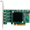 HighPoint RocketU 1244C USB-sovitinkortti, PCIe 3.0 x8, matalaprofiilinen