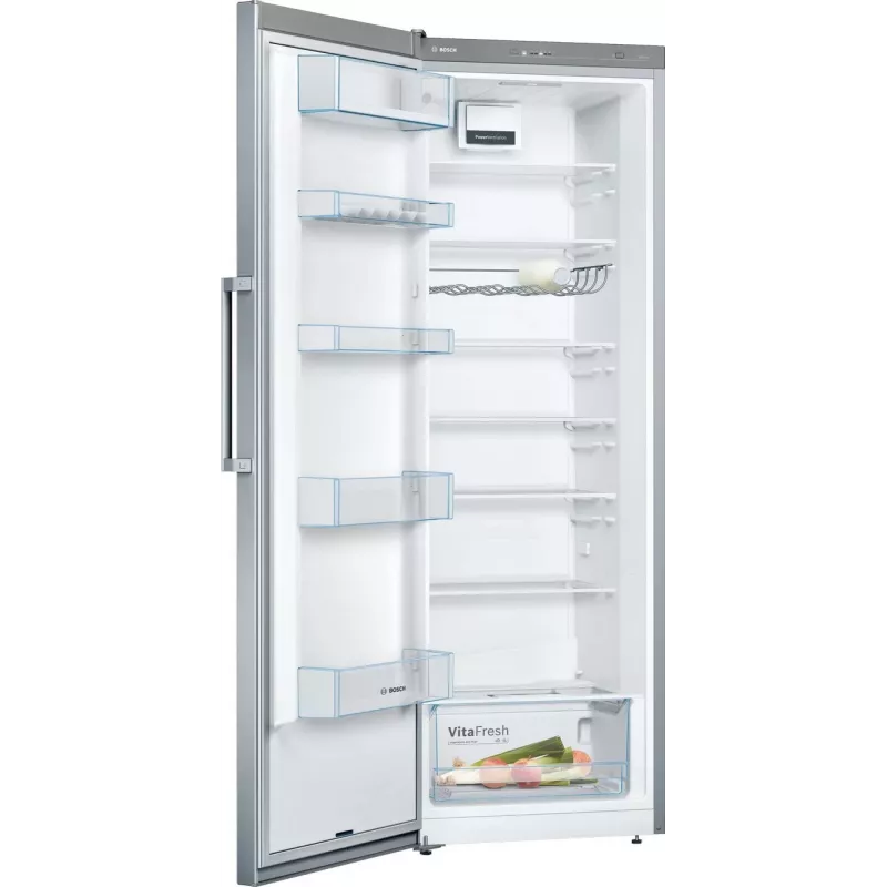 Bosch KSV33VLEP jääkaappi VitaFresh-toiminnolla, 324 l, hopea