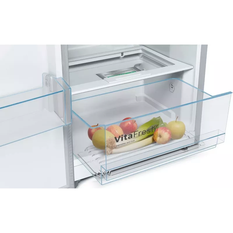 Bosch KSV33VLEP jääkaappi VitaFresh-toiminnolla, 324 l, hopea