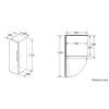 Bosch KSV33VLEP jääkaappi VitaFresh-toiminnolla, 324 l, hopea