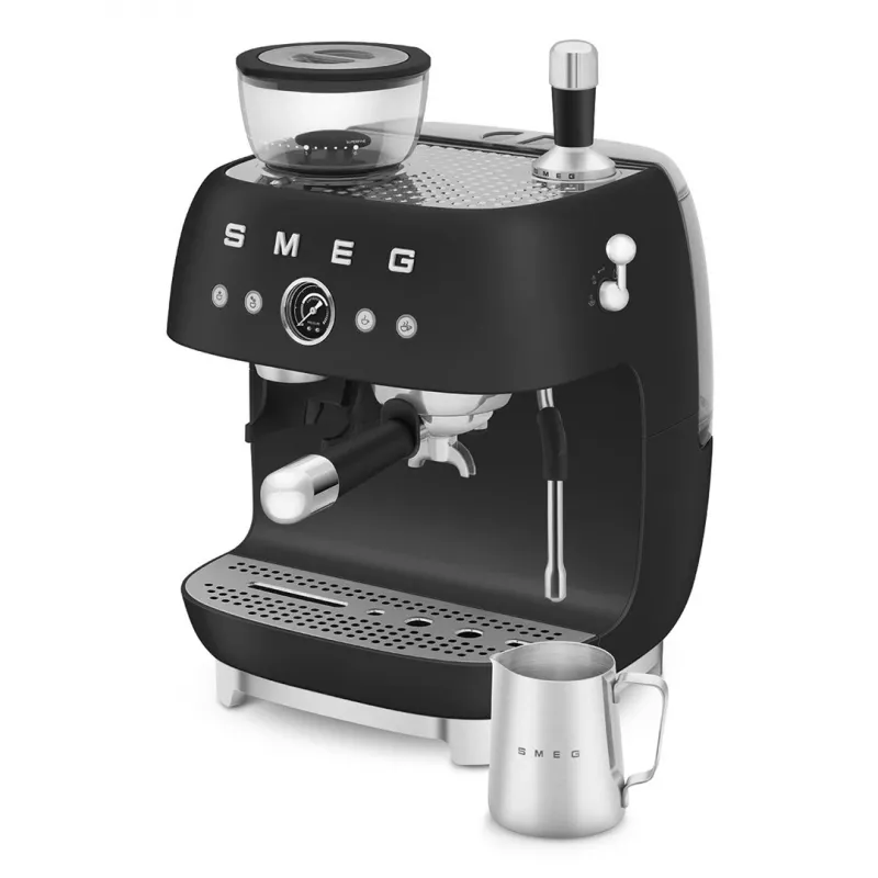 Smeg EGF03BLMEU espressokone myllyllä, 1650 W, musta