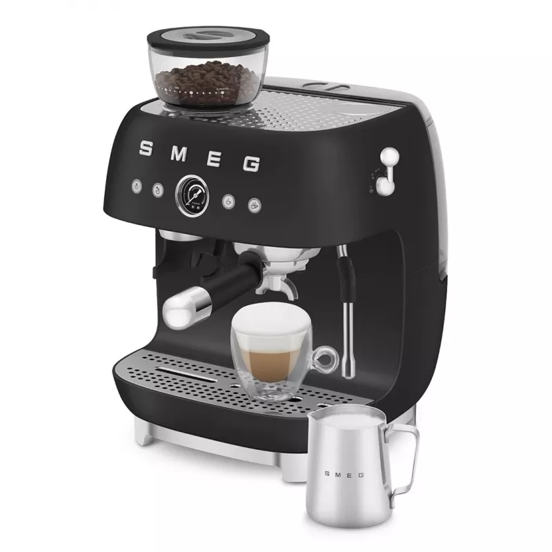 Smeg EGF03BLMEU espressokone myllyllä, 1650 W, musta