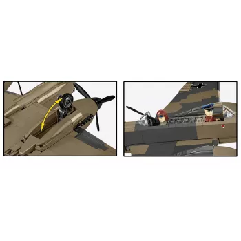 COBI KLOCKI Blocks Messerschmitt BF 110C 578 palaa