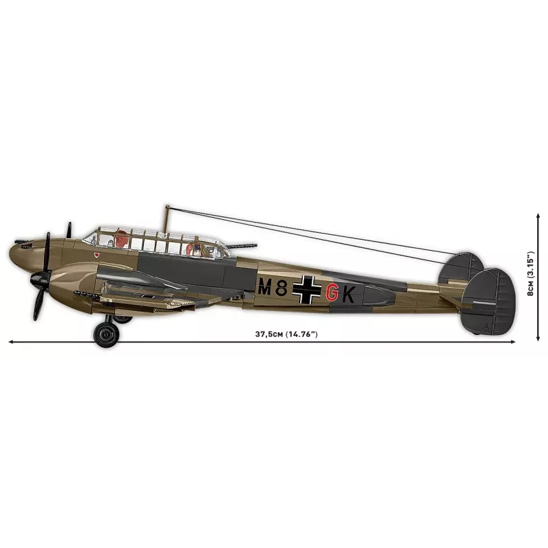COBI KLOCKI Blocks Messerschmitt BF 110C 578 palaa