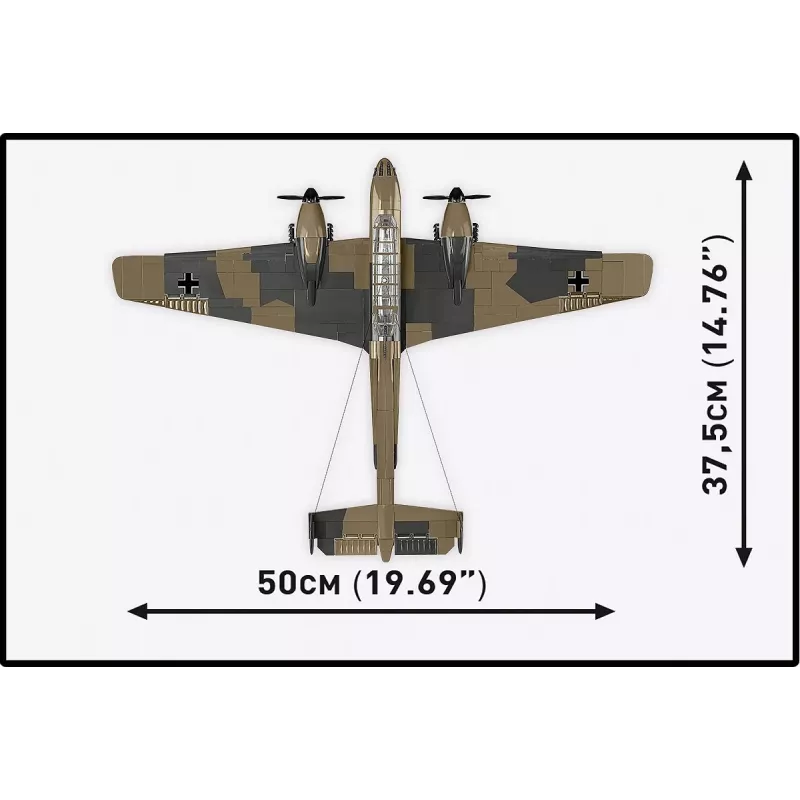 COBI KLOCKI Blocks Messerschmitt BF 110C 578 palaa