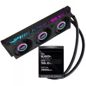 ASUS ROG Strix LC IV 360 ARGB LCD -all-in-one-nestemäinen CPU-jäähdytin, 360 mm, musta
