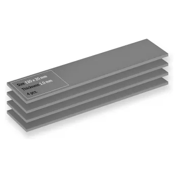 ARCTIC Thermal Pad ATP-4 120x20mm 1mm 4 kpl:n pakkaus harmaa
