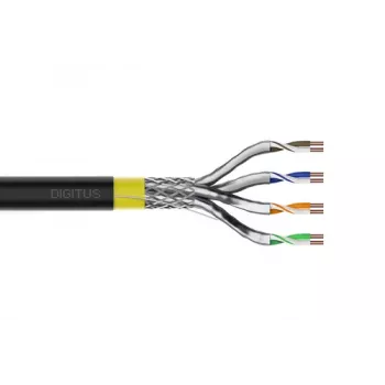 DIGITUS CAT 7A S/FTP datakaapeli – maakaapeli, 100 m rulla, simplex, PE