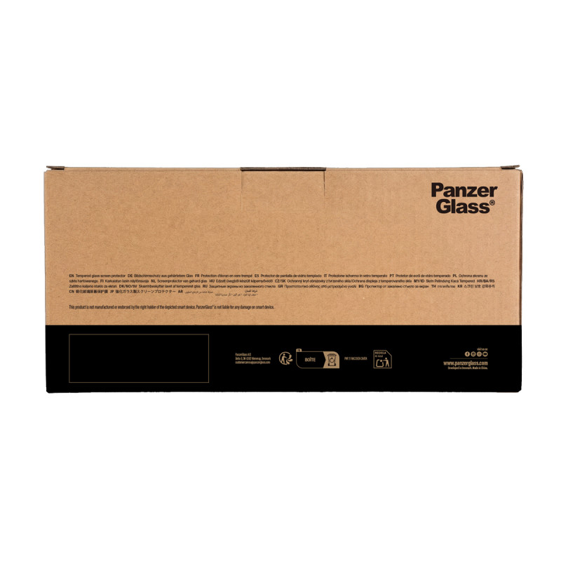 PanzerGlass 2-Way Privacy näytönsuoja Apple iPhone 15 Pro Ultra-Wide Fit FastFit-asennuslaitteelle