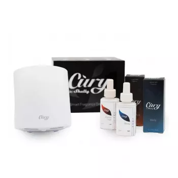 Shelly Cury Box älykäs aromadiffuuseri Wi-Fi Bluetooth valkoinen Plug & Play