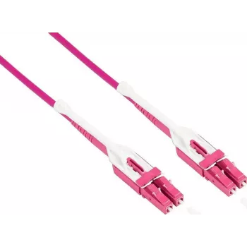 GoodConnections LW-U815LC4 kuitu-patchkaapeli, OM4 Duplex LC/LC Uniboot, LSZH, 15 m, aqua
