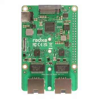 ALLNET Radxa Dual 2.5GBit reititin Hat M.2 Raspberry Pi 5:lle