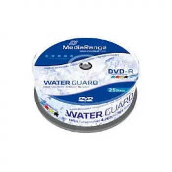MEDIARANGE 25 x DVD-R - 4,7 GB 16x - valkoinen - mustesuihkutulostettava pinta