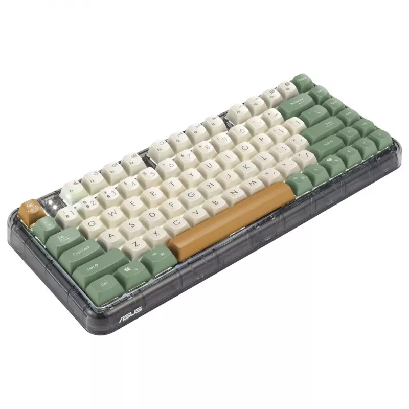 ASUS KD201 Jelly75 langaton/Bluetooth-näppäimistö maidonvalkoinen
