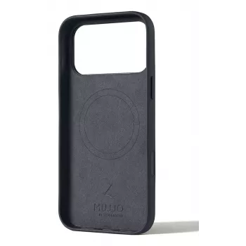 Mujjo nahkakotelo iPhone 17 Pro Max MagSafe-yhteensopiva (Basalt)