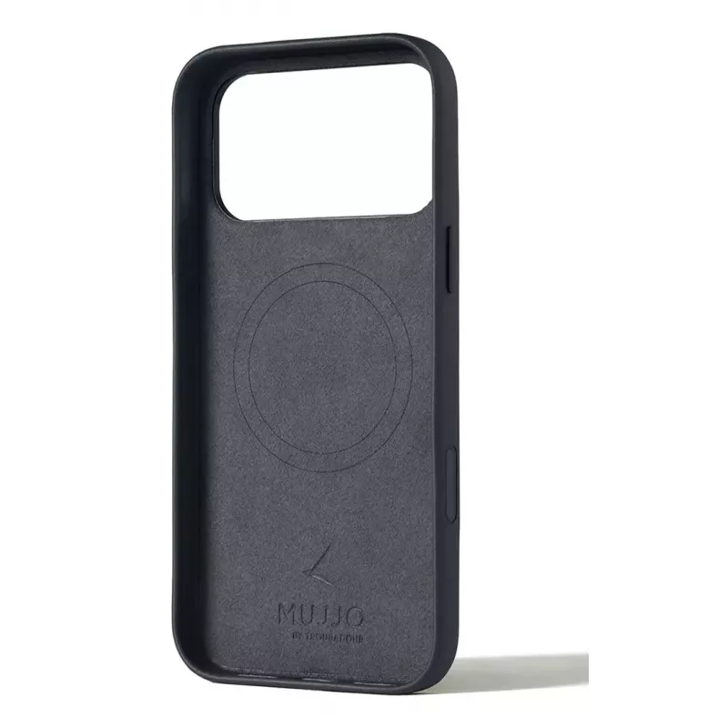 Mujjo nahkakotelo iPhone 17 Pro Max MagSafe-yhteensopiva (Basalt)